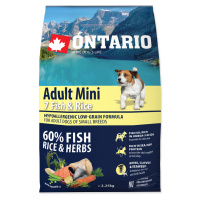 ONTARIO Dog Adult Mini Fish & Rice 2,25 kg