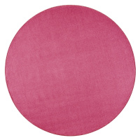 Hanse Home Collection koberce Kusový koberec Nasty 101147 Pink kruh - 133x133 (průměr) kruh cm