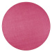 Hanse Home Collection koberce Kusový koberec Nasty 101147 Pink kruh - 133x133 (průměr) kruh cm