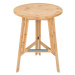 tectake 403249 barový stolek na stání z masivu 79x110cm - hnědá hnědá dřevo