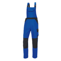 PARKSIDE® Pánské zateplené pracovní kalhoty s laclem (48, modrá/černá)