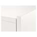 Vivaldi TV stolek Slant s LED osvětlením 160 cm bílý mat/bílý lesk