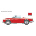 Model Kit auto 3653 - ALFA ROMEO GIULIETTA SPIDER 1300 (1:24)