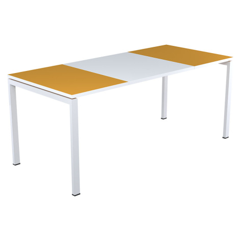 Paperflow Psací stůl easyDesk®, šířka 1800 mm, oranžová