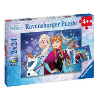 Ravensburger Dětské puzzle Disney Ledové království 2x24 dílků