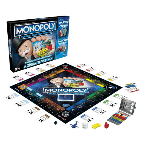 Hasbro Monopoly Super Elektronické Bankovnictví SK verze