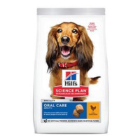 Hill's Can.Dry SP Oral Care Adult Medium Chicken 12kg sleva