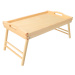 Dřevěný servírovací stolek do postele 50x30 cm