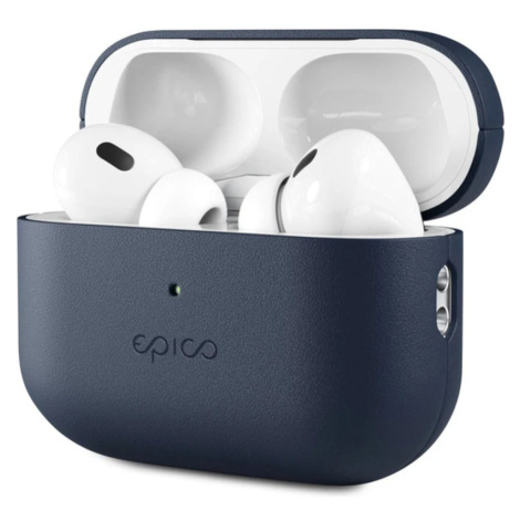 Kožené pouzdro pro AirPods Pro 2 Epico Leather Case - modré