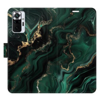 iSaprio Flip pouzdro Emerald 02 pro Xiaomi Redmi Note 10 Pro