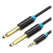 Vention 3.5mm Male to 2x 6.3mm Male Audio Cable 5m Black