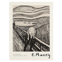 Obrazová reprodukce The Scream - Edvard Munch, 30 × 40 cm