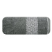 Bavlněná froté osuška s bordurou MELANY 70x140 cm, šedá, 500 gr Mybesthome Varianta: osuška- 1 k