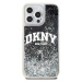 Zadní kryt DKNY Liquid Glitter Arch Logo pro Apple iPhone 13 Pro, černá