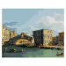 Diamantové malování - MOST RIALTO OD SEVERU (CANALETTO) Rozměr: 40x50 cm, Rámování: bez rámu a b