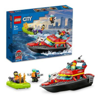 LEGO® City 60373 Hasičská záchranná loď a člun