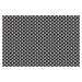Balkonová ratanová zástěna s očky PORI, černá/šedá, výška 90 cm šířka různé rozměry 900 g/m2 MyB