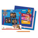 Škrabací obrázek 3ks barevný Tlapková patrola/Paw Patrol 20x20cm na kartě