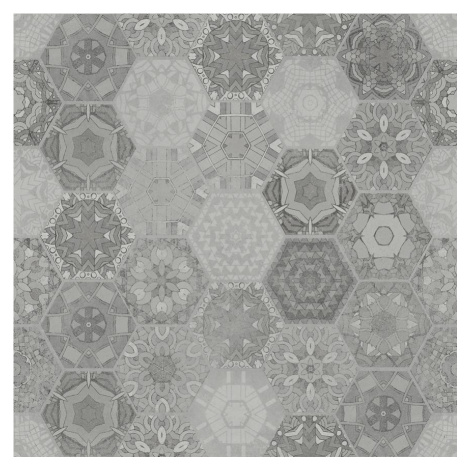 Dlažba Patchwork Hexagon Grey 60/60 STARGRES