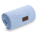 Sleepee Pletená bambusová deka pro miminko BAMBOO Zvolte barvu: Modrá