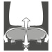 Topstar Kancelářská otočná židle SITNESS AirWork, 3D-Sitness technologie pohybu, šedá
