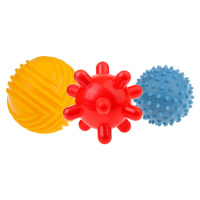 Tullo TULLO Edukační barevné míčky 3ks v balení, žlutý/červený/modrý