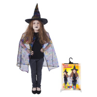 Karnevalový kostým čarodějnice/halloween - plášť + klobouk