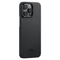 Kryt Pitaka MagEZ 4 600D case, black/grey twill - iPhone 15 Pro (KI1501PA)