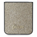 Guess PC/TPU Glitter Flakes Metal Logo kryt Samsung Galaxy Z Flip 6 zlatý