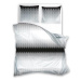 Faro Bavlněné povlečení GLAMOUR 018 180x200 cm bílé/šedé/černé