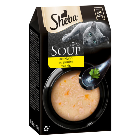 Sheba Classic Soup 2 x 40 kapsiček (80 x 40 g) výhodné balení - Kuřecí