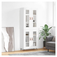 vidaXL Skříň highboard bílá 69,5 x 34 x 180 cm kompozitní dřevo