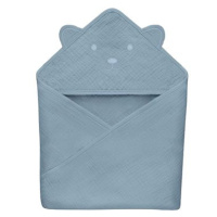 Lionelo Muslin Hooded Towel Grey Sky