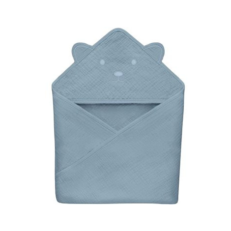 Lionelo Muslin Hooded Towel Grey Sky