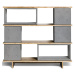 Lyon Beton designové komody Dice Bookcase 4M2L (šířka 154 cm)