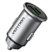 Vention Two-Port USB A+C (18W/20W) Car Charger Gray Mini Style Aluminium Alloy Type