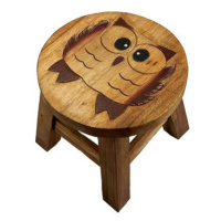 Dřevěná dětská stolička - SOVA