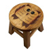 Dřevěná dětská stolička - SOVA