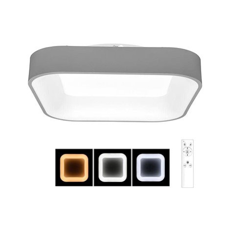 LED Stmívatelné stropní svítidlo NEST LED/40W/230V 3000-6500K šedá Donoci