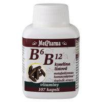Medpharma B6 B12 + kyselina listová 107 kapslí