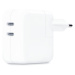 Napájecí adaptér Apple (MNWP3ZM/A) / 35 W / Dual USB-C / bílá Varianta: ivi1