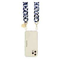 La Coque Francaise Alice phone chain white and blue