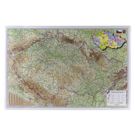 Karton P+P Podložka - mapa ČR