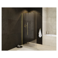 HOPA Walk-in sprchový kout ECO-N GOLD BARVA rámu Zlatá, Rozměr A 100 cm, Rozměr C 195 cm, Výplň 