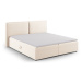 Krémová boxspring postel s úložným prostorem 160x200 cm Arendal – Cosmopolitan Design