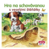 Hra na schovávanou s veselými štěňátky