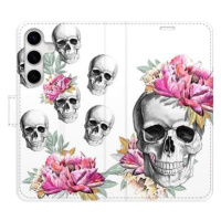 iSaprio flip pouzdro Crazy Skull pro Samsung Galaxy S24