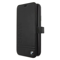 Pouzdro BMW - Apple iPhone 11 Pro Max Wallet Case Black (BMFLBKSN65LLSB)