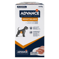 Advance Veterinary Diets, 8 x 150 g / 11 x 100 g - 6 + 2 / 9 + 2 zdarma - Dog Weight Balance 8 x