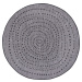 NORTHRUGS - Hanse Home koberce Kusový koberec Twin-Wendeteppiche 105418 Night Silver kruh – na v